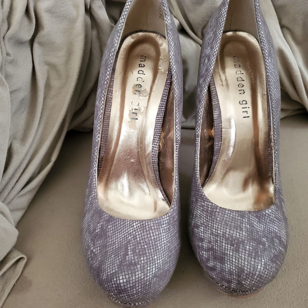 Light Purple Platform Heels, size 7